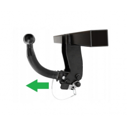 Hak wypinany poziomo Audi A3 3/5 drzwi 8L wiązka UNI 13pin