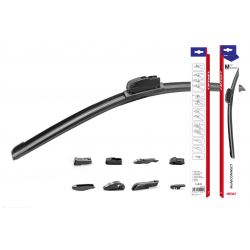 Wycieraczka samochodowa płaska Multiconnect 17" (425mm) 8 adapterów